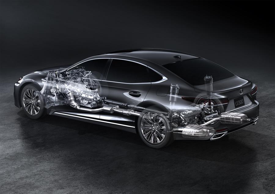 Схема Lexus LS500 2017 года  (NA) (фото 45 из 67)